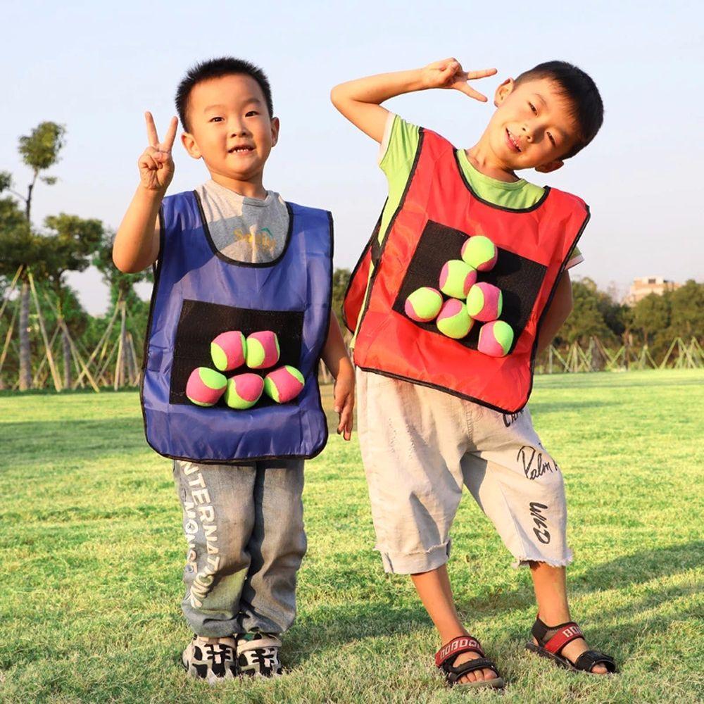Vest Game Props Vest Outdoor Sport Game Vest Waistcoat With Sticky Ball Sticky Jersey Vest Game