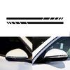 2PCS Stripes Sticker Rearview Mirror Decal For Mercedes Benz A B C E CLA S V R ML AMG W176 C117 W205 W204 W213 W212 C253 Decal