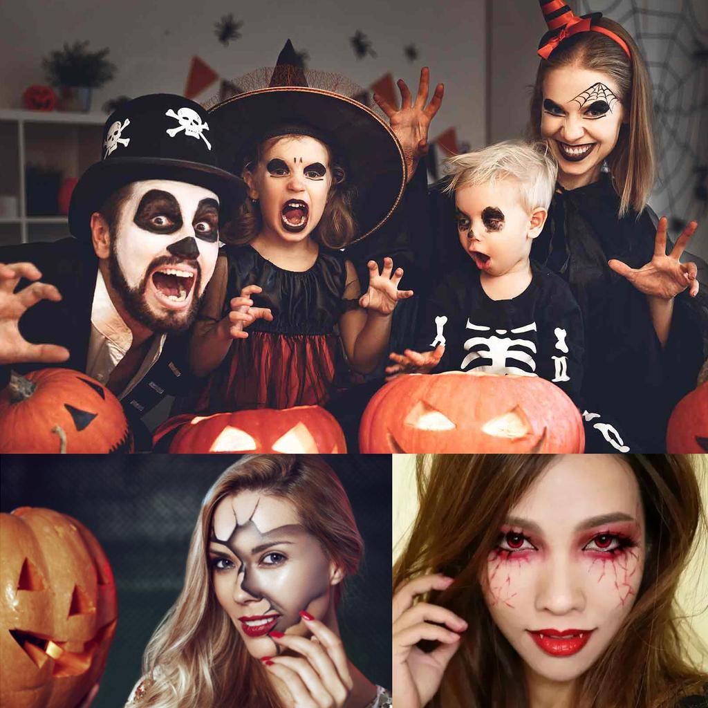 Face & Body Paint Water Based Makeup Painting Pigment Safe NonToxic Hypoallergenic Facepaint Easy