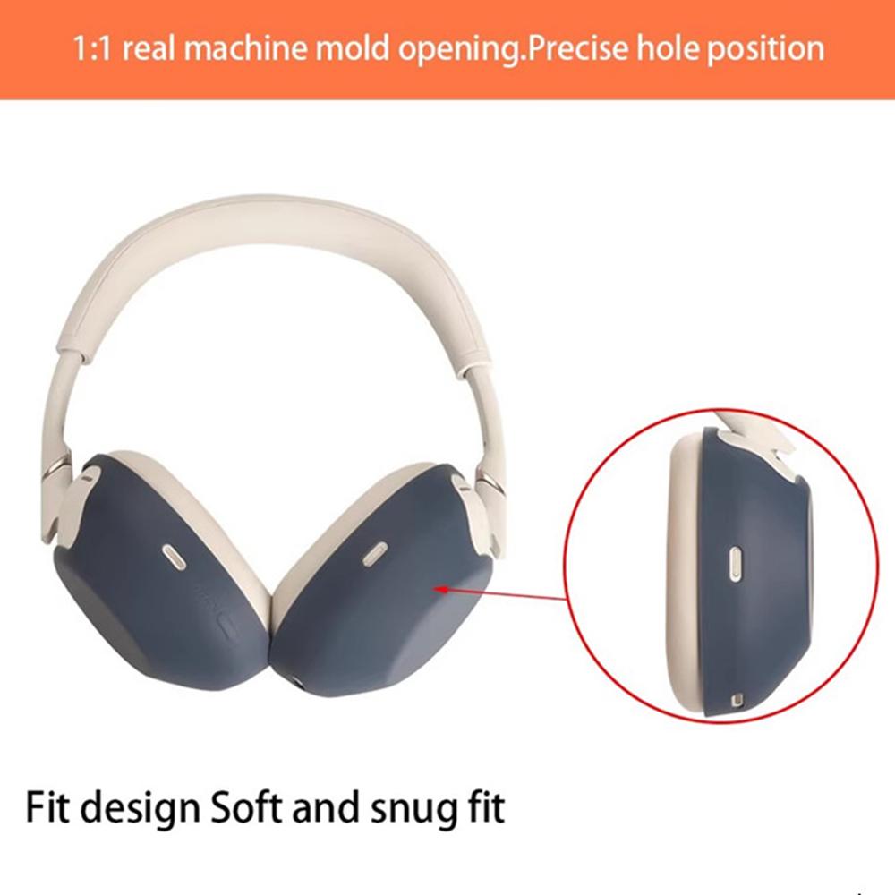 Pro Sony WH-1000XM6 Silikonový obalový set s krytem náhlavního oblouku, ochranné náušníky na sluchátka, krytky