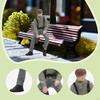 1/64 Scale Male Photographer Figurine, Miniature 3D Character for Decoration.