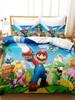 Super Mario Duvet Cover Set Comfortable and Warm Bedding Set for Decorating Your Bedroom and Enhancing Home Life for Teens Gifts