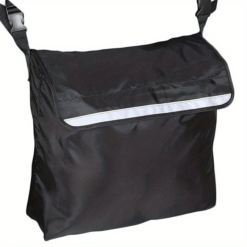 Wheelchair Rear Bag Reflective Tape Waterproof Storage Bag Water Bottle Storage Bag Accessories Suitable for Wheelchairs