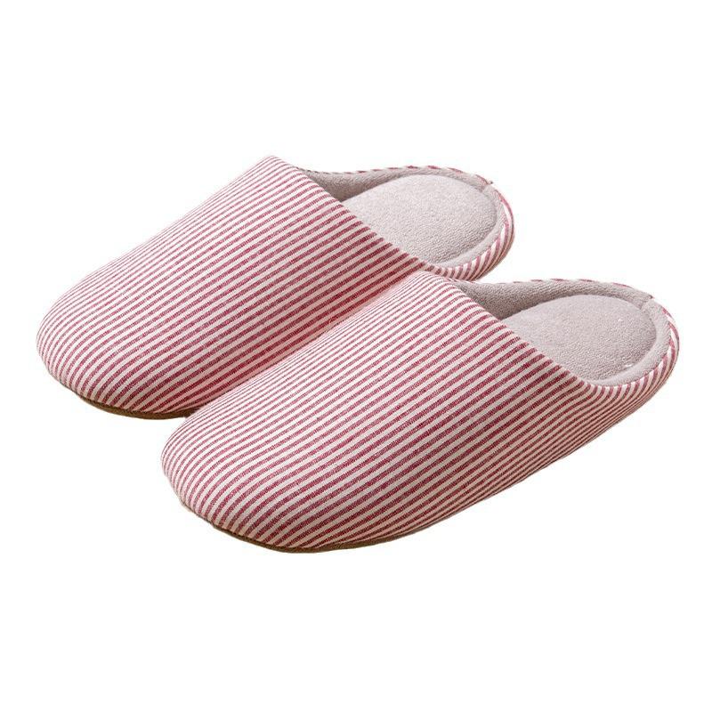 Autumn Cotton Slippers for Men and Women - Soft, Silent, Non-Slip Indoor Shoes for Couples