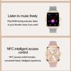 Rose Golden Smart Watch Ultra Thin Luxury Smartwatch Bluetooth Call Custom Dial Health Monitor Fitness Wristwatch for Ladies
