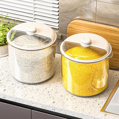 Rice Bucket Household Insect-proof and Moisture-proof Sealed Rice Tank New Food-grade Rice Storage Box Rice Box Flour Storage Tank