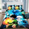 3D spausdinimas Anime Hunter X Hunter 2_3 vnt. patalynės komplektas Viengulis Twin Pilnas Karalienės Karaliaus Dydis Patalynės Komplektas Suaugusiųjų Vaikų Miegamojo Antklodės Užvalkalų Komplektai