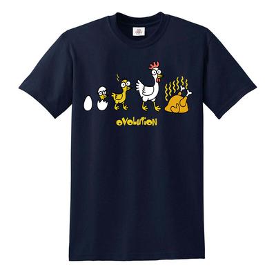 T-SHIRT RIGOLO OVOLUTION Poulet Évolution Blague Fête Noël Cadeau de Noël t-shirt