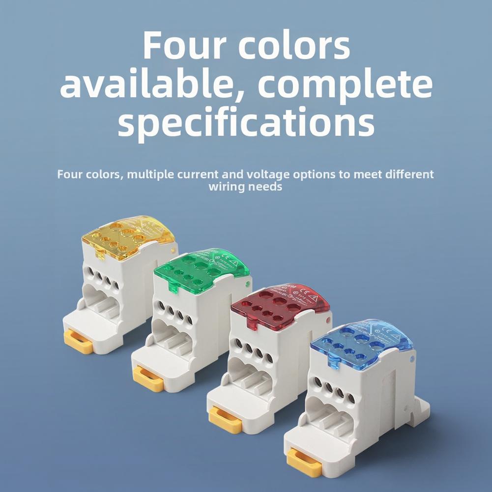 For DIN Rail Systems Terminal Connector Power Junction Box For Power Distribution Systems As Shown 1-channel Input