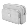 New MCM Aren Visetos Nappa Leather Trim Shoulder Bag, Crossbody Bag Small Women's Gray MMRAAKC02FP001