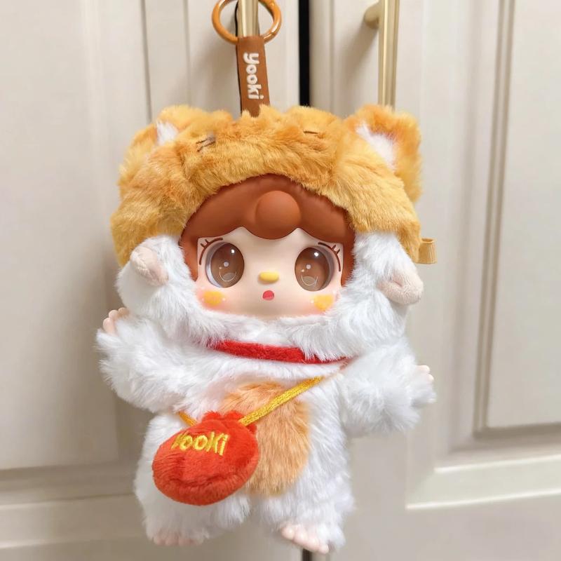 Yooki V2 Meow Kindergarten Plush  Cute Stuffed Toy Soft Doll Bag Pendant Keychain Home Deco  Surprise Gift