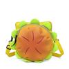 2025 Summer Cute Hamburger Cartoon Backpack for Women - Large Capacity, Double Shoulder Bag