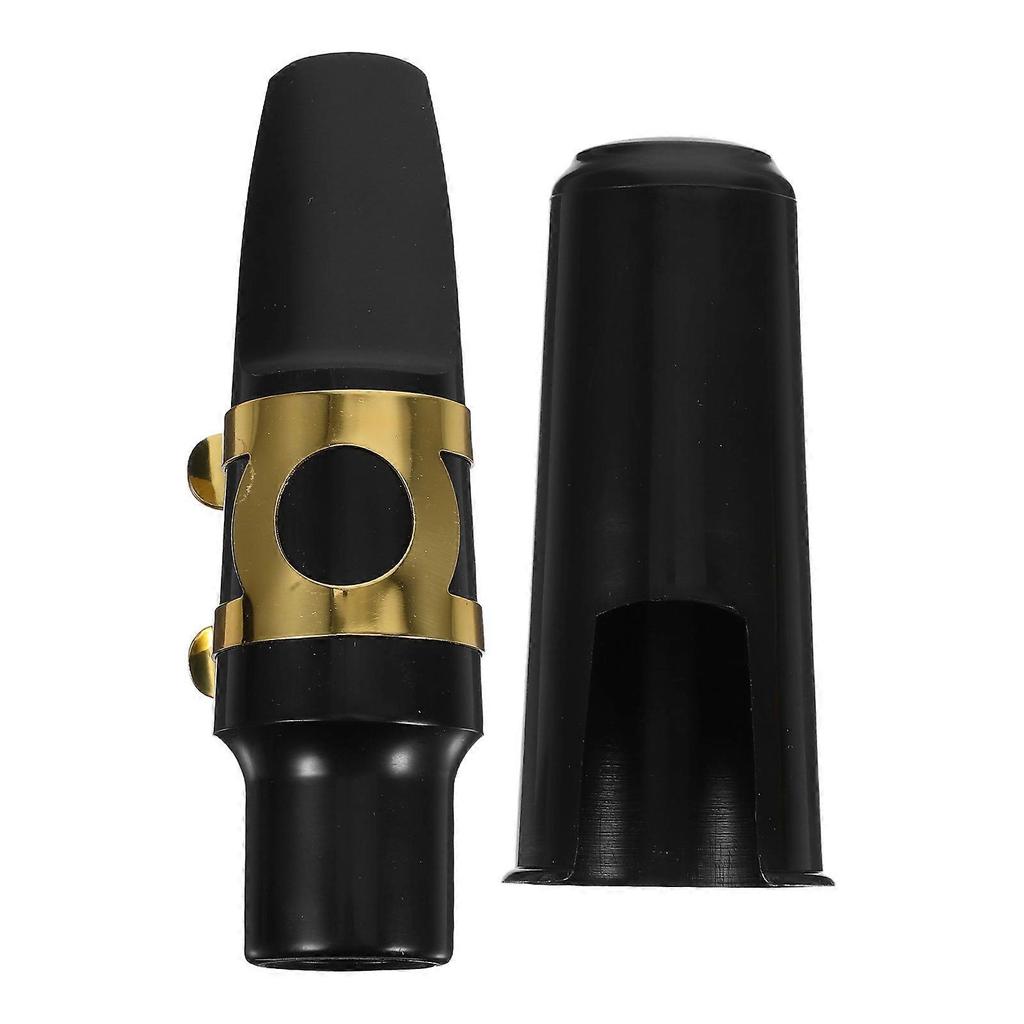 Abs Alto Saxophone Mouthpiece Kit with Caps – Durable, Precision Made Replacement Parts for Jazz & Band Musicians, Easy to Use for All Skill Levels