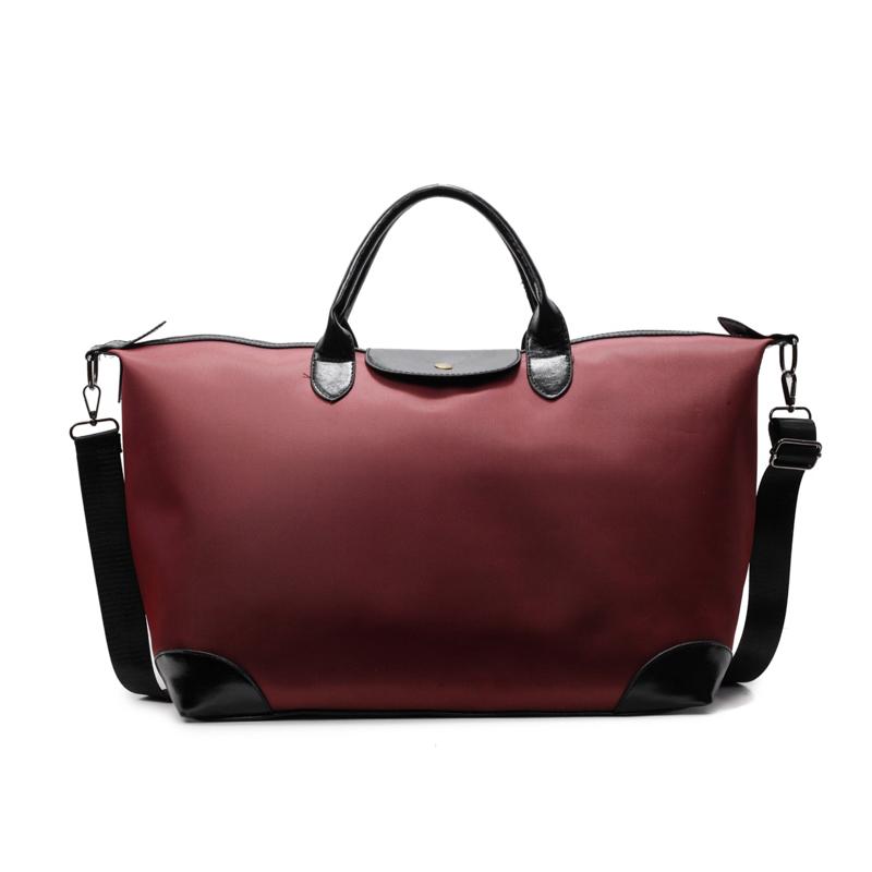 

Сумка через плечо, большая вместимость, женская сумка для путешествий на короткие расстояния красный