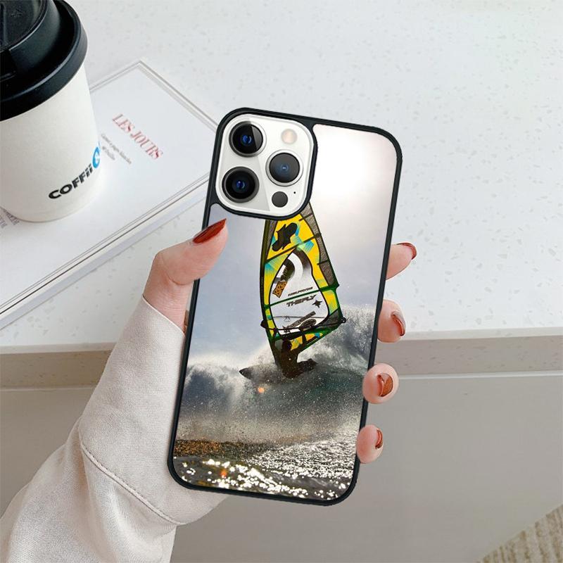Extreme Sports Windsurf Sailing Phone Case For iPhone 17 Air 16 Pro Max 15 14 Plus 12 13 Shell Cover Coque