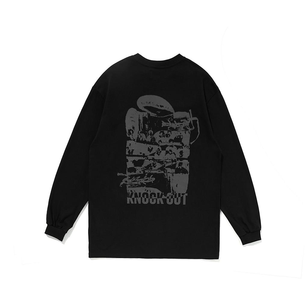 Beullendeukeulleob Knockout Illust L/S Tee Black