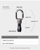 Luxury Zinc Alloy Keychain Pendant - Men's Waist Hanging Ring