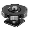 Cold Shoe Mount Adapter 1/4" Screw Thread Cold Shoe Flashing Stand Adapter for DSLR Camera Rig Camera Flashing Shoe Mounts
