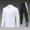 Algeria Black Half Zipper Training Uniform Soccer Jacket Customization Is Supported