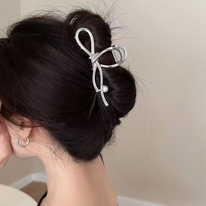 2023 Vintage Geometric Hair Claws Korean Hollow Out Grab Hair Clip Hairpins For Women Fashion New Headwear Girl Hair Accessories