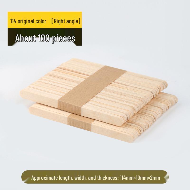 Colored Wooden Popsicle Sticks for DIY Crafts and Kindergarten Projects