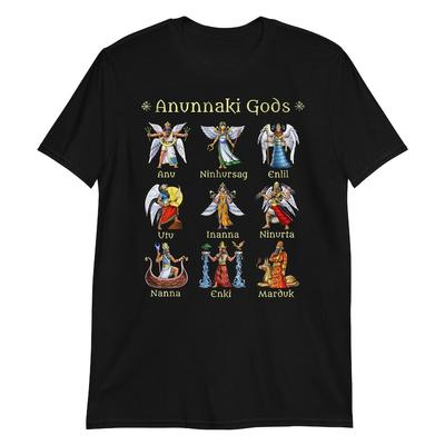 Sumerische Götter T-Shirt Babylonische Mythologie Shirt Antike Mesopotamische Tee Sumerische Shirts Sumerische Kleidung