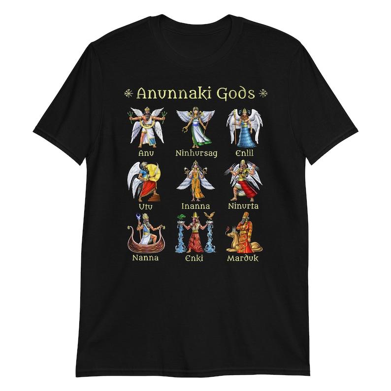 Sumerian Gods Tshirt Babylonian Mythology Shirt Ancient Mesopotamian Tee Sumerian Shirts Sumerian Clothes
