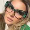 Cat Eye Far Sighted Reading Glasses for Women Fashion Oversized Eyewear Anti Blue Light Presbyopia Glasses Diopters 0 To +4.0