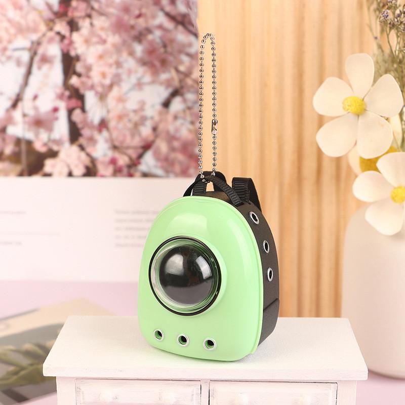 For 17cm labubu antrekk 1:12 Dukkehus Simulering Mini Kjæledyr Katt Rom Ryggsekk Scene Ornament Dukketilbehør DIY Dukkeleker