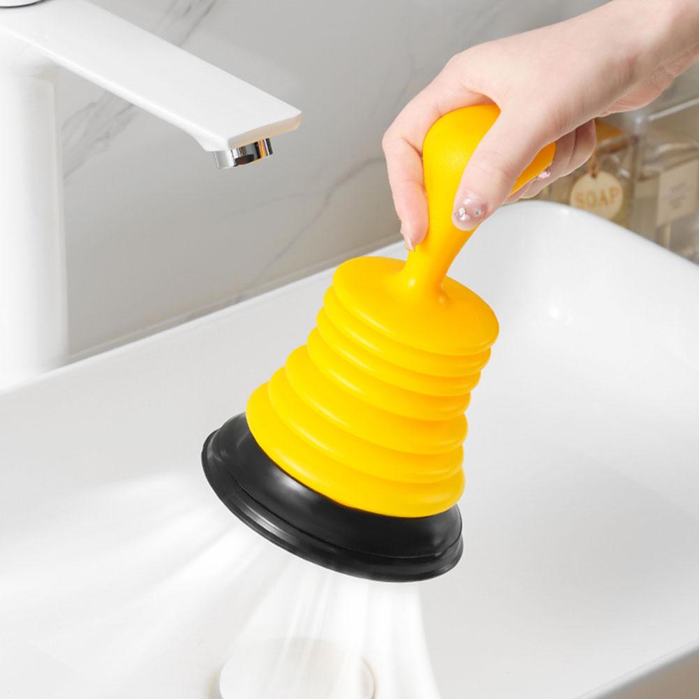 Manual Drain Suction Cup Anti Blocking Powerful Sink Plunger Drain Cleaning Pump for Bathroom Sink