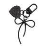 Lovely Heart Bowknot Bag Charm Pendant Keychain Bag Accessories for Backpack Purse Handbag Decors Aesthetic Keychain