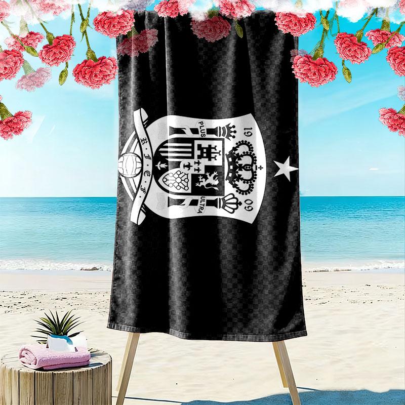 Spain National Football Team Print Beach Towel, Large Soft Quick Dry Towel for Beach Camping Swimming