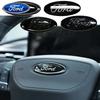 Car Sticker Ford Car Interior Steering Wheel Center Cover Sticker Decals for Ford Explorer Territory Focus Escort Edge Escape Ev