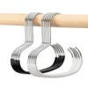 Scarf Towel Tie Hanging Rack with Versatile Storage Metal Hanging Hooks Multifunctional for Kitchen Office Bathroom Bedroom