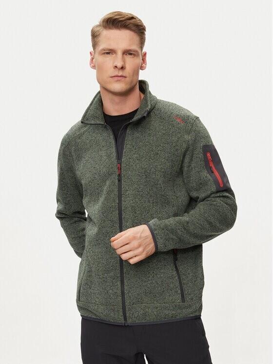 Куртка CMP Men Fleece Jacket (3H60747N) Knitted Jacket (3H60747N) salvia/antracite2