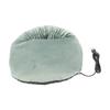Electric Heated Foot Warmer Men Women Winter Home Soft Washable USB Foot Warmer for Work Study Green Black