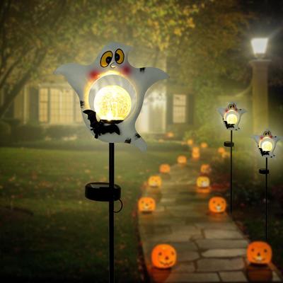 Solar Halloween Ghost Landscape Lights for Outdoor Decoration