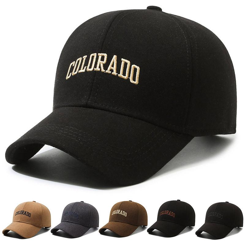 Embroidery Colorado Letters Duck Caps Casual Female Around Sunscreen Sports