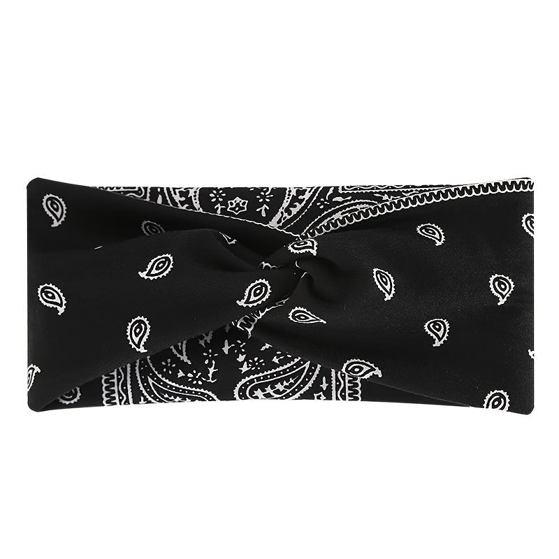 

Unisex Yoga Sports Headband, Outdoor Sweat-Absorbing, Casual Outing Fashionable Simple Style, 1pc чёрный
