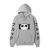One Piece Blackbeard Hoodie, Skull Print Long Sleeve Pullover Hooded Sweatshirt Anime Streetwear With Sleeve Japanese Letter Print