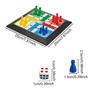 Ludo Board Game with Foldable Board Classic Toy Leisure Strategy Game Flying Chess for Family All Ages Party Games Table Toy