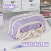 Zipper Pen Bag Five-Layer Pen Storage Bag Multifunctional Pencil Box  Student