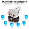 1/3/5PCS Mobile Phone Charger Durable Universal Type C Fast Charging 2usb Car Accessories Usb Car Charger Practica Portable