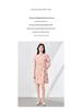 Tencel Linen A-line Dress with Butterfly Embroidery - French Style Slimming Fit for Women