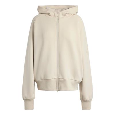 (WMNS) Soft Lux Full Zip Hoodie 'Crystal Linen' Women's KT0443