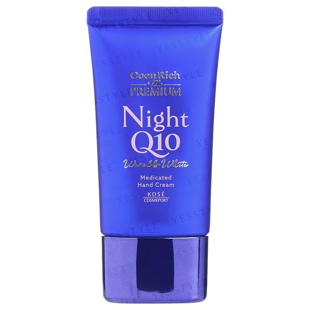 

Kose - CoenRich The Premium Q10 Wrinkle White Night Medicated Hand Cream 60g