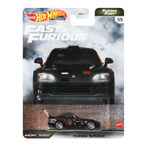 Hot Wheels Fast & Furious Premium - Furious Fleet Honda S2000 GRK60 Black