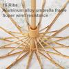 Luxury 16 Ribs Color Coating Umbrella Anti UV Girl Paraguas Sun Umbrella Rain Windproof 3 Folding Portable Umbrellas For Women