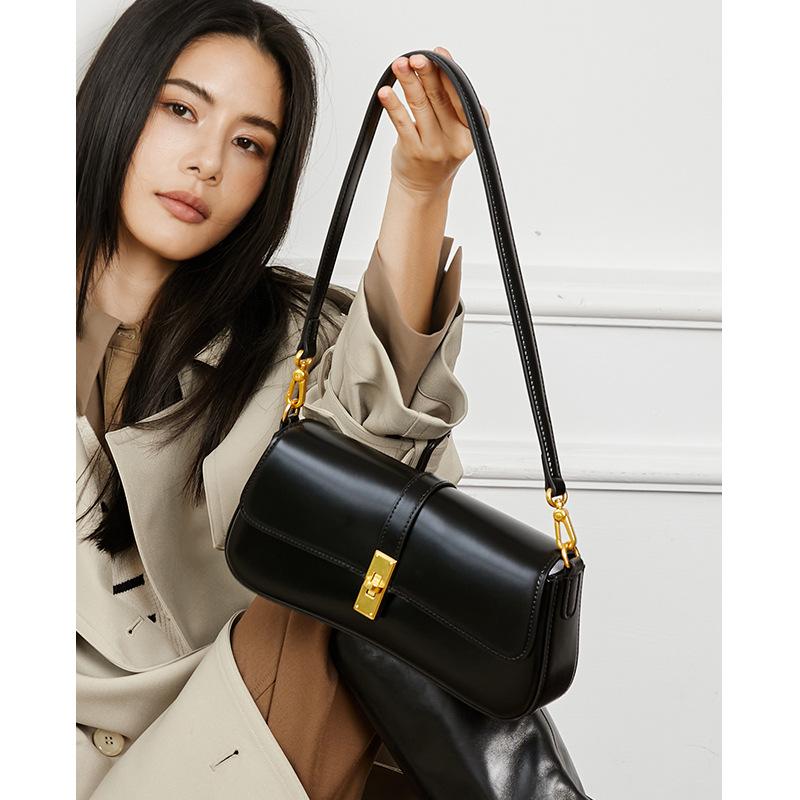 

Сумка через плечо женская, из спилковой кожи, винтажная, через плечо, женская сумка через плечо, роскошь, высокое качество (20cm<Max Length<30cm) чёрный