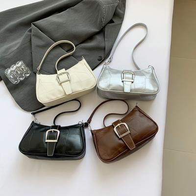 Summer Commuting Texture for Women  Fashionable Simple and Elegant Women's Fashionable One-shoulder Retro Casual and Popular Crossbody Bag